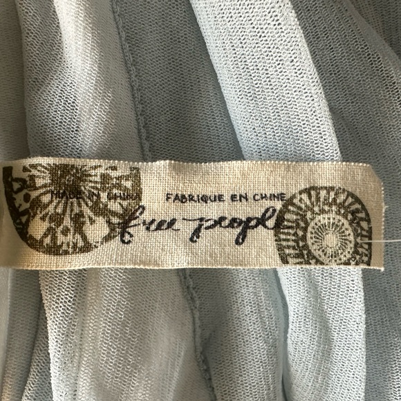 Free People Ruched Tube Top | Color Ice 
Size M - Picture 6 of 8